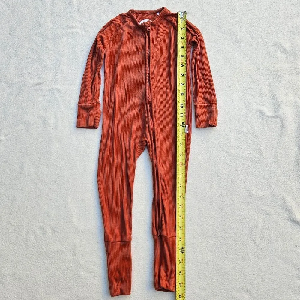 Brixton Phoenix Rust Bamboo Zip Romper 12-18M